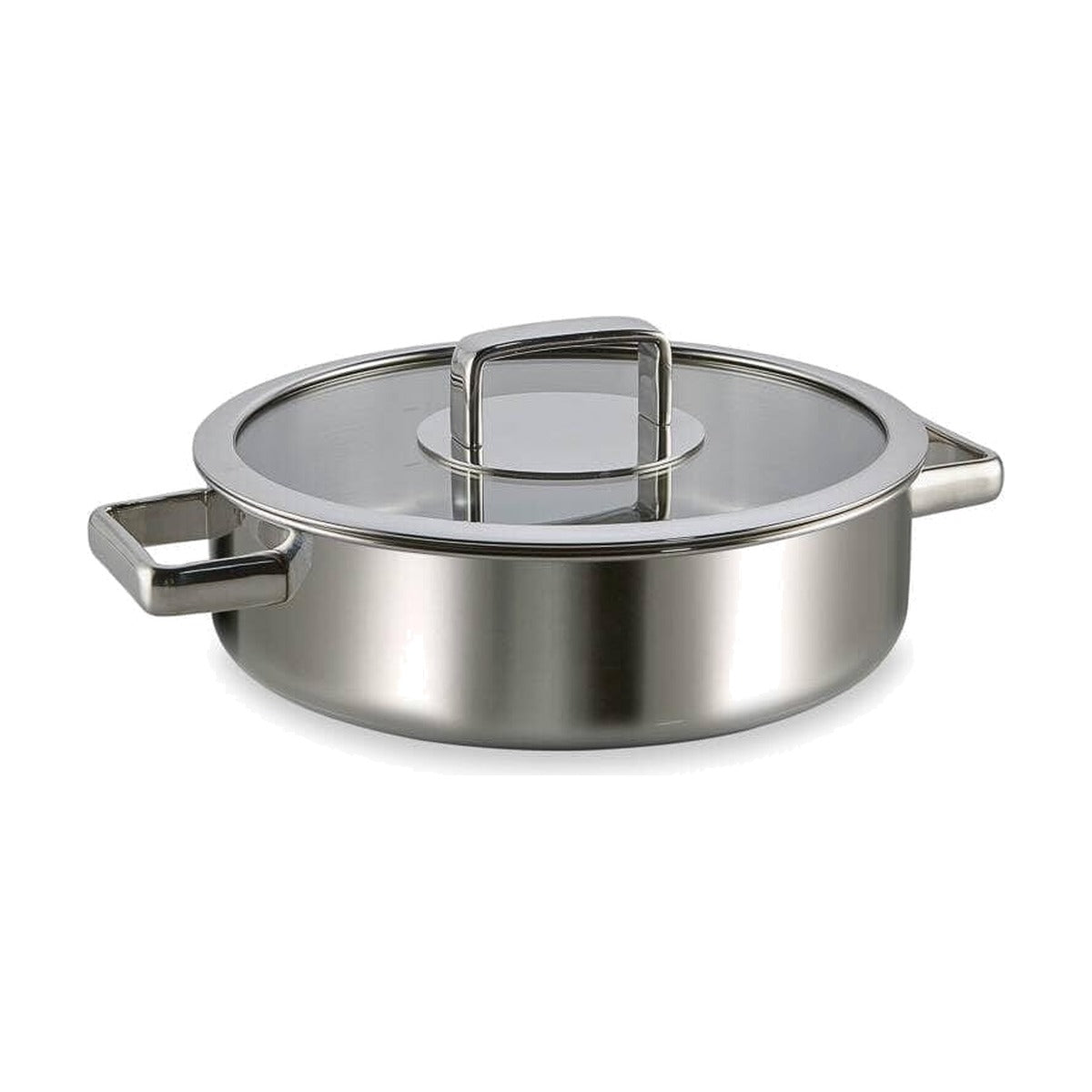 ROYAL hapjespan 24 cm met glasdeksel
