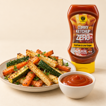 Curry ketchup Rabeko met groentefriet