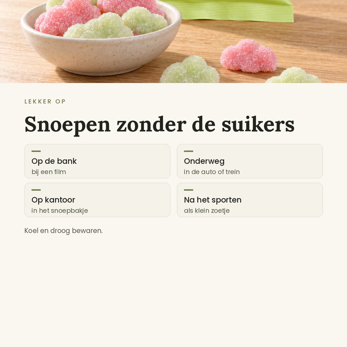 Snoepjes Fluffy Clouds toepassingen