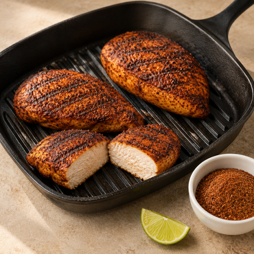 Gegrilde kipfilet met Lisa Kookt cajun kruiden