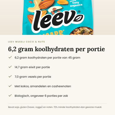 Leev muesli kenmerken