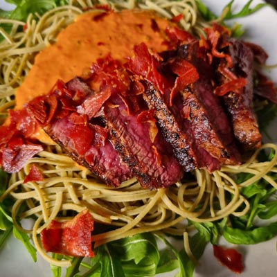 Edamame pasta