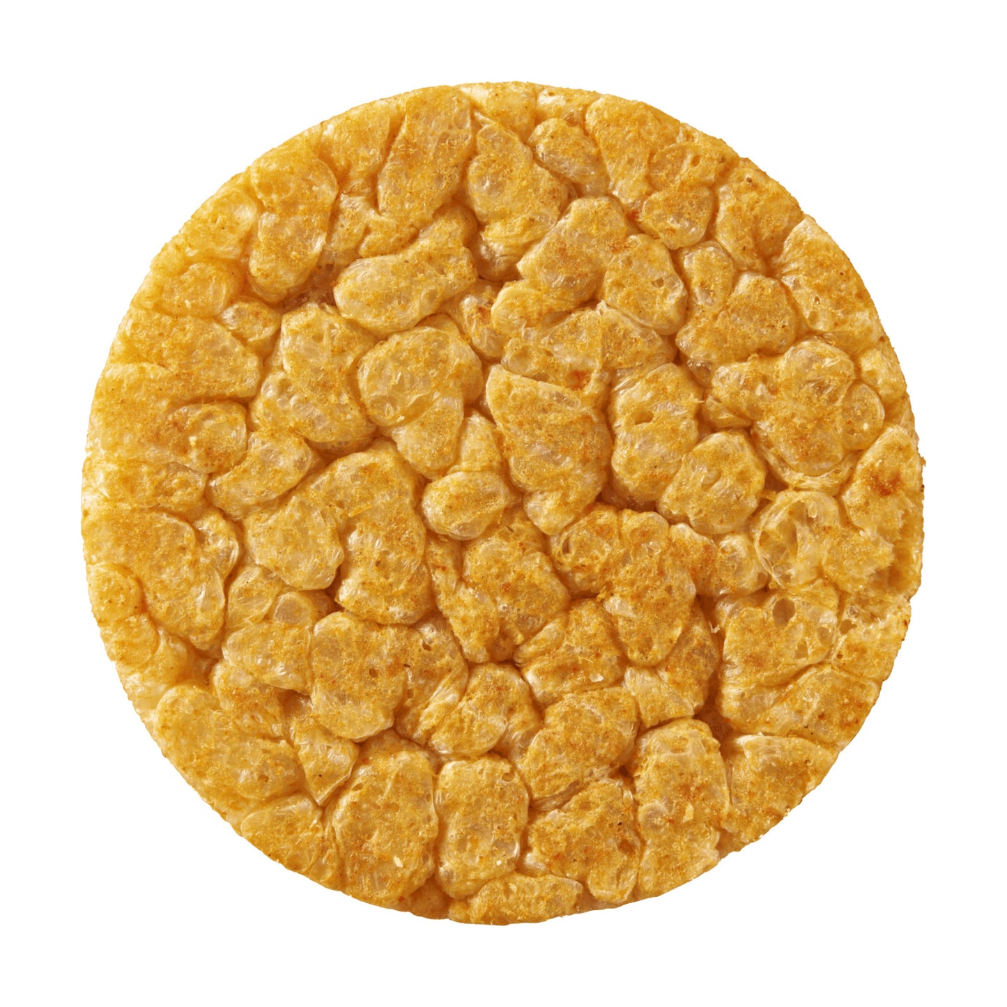 Losse linzenwafel met paprikasmaak van Leev van bovenaf gefotografeerd