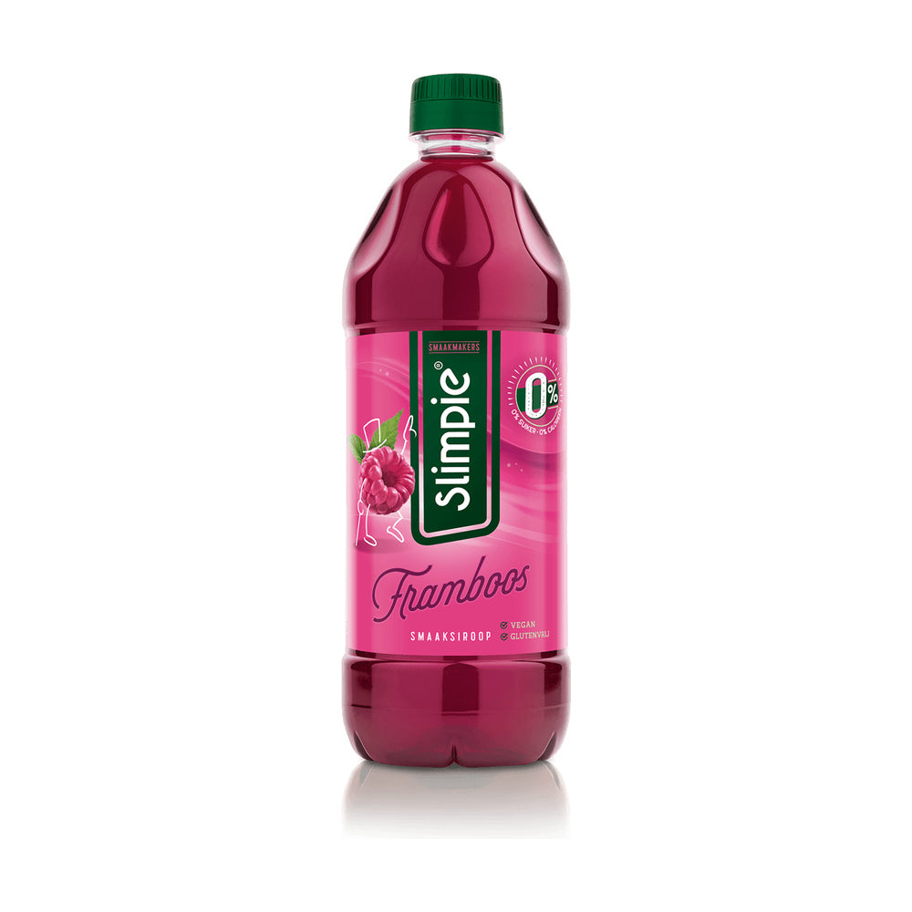 Slimpie Suikervrije siroop Framboos – 650 ml