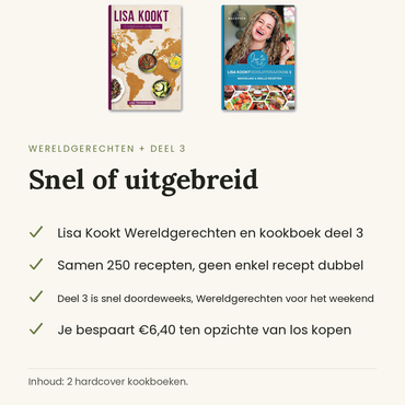 Wereldgerechten plus Lisa Kookt deel 3: snel of uitgebreid