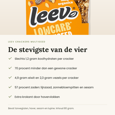 Leev crackers multiseed voordelen