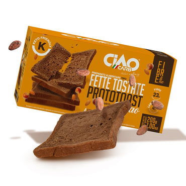 Prototoast Cacao, eiwitrijke toast met cacaosmaak