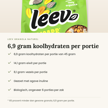 Leev granola kenmerken
