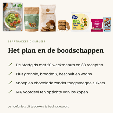 Startpakket Compleet: het plan en de boodschappen