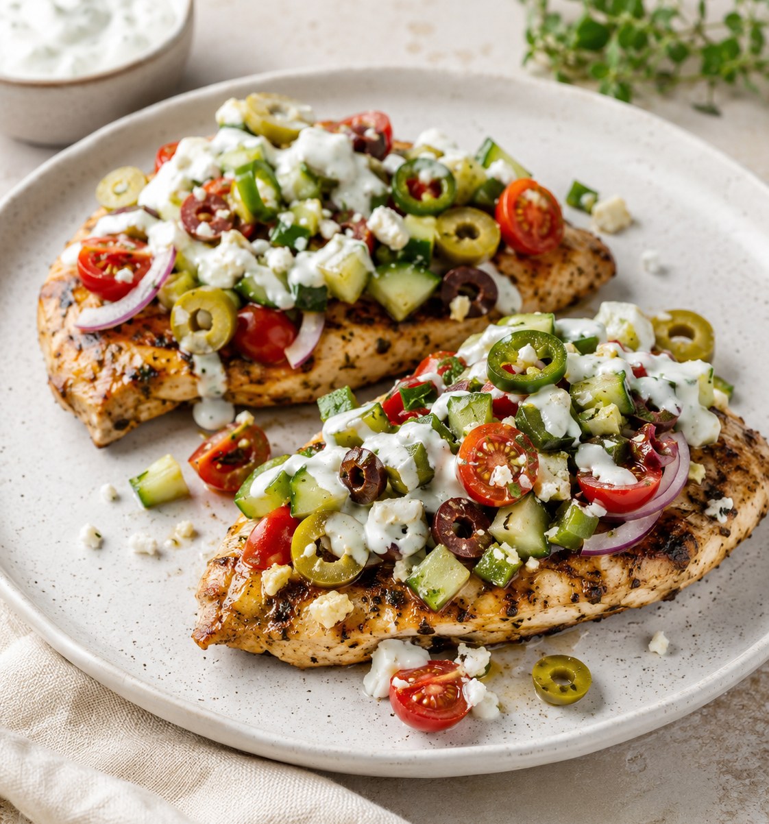 Loaded Griekse kipfilet
