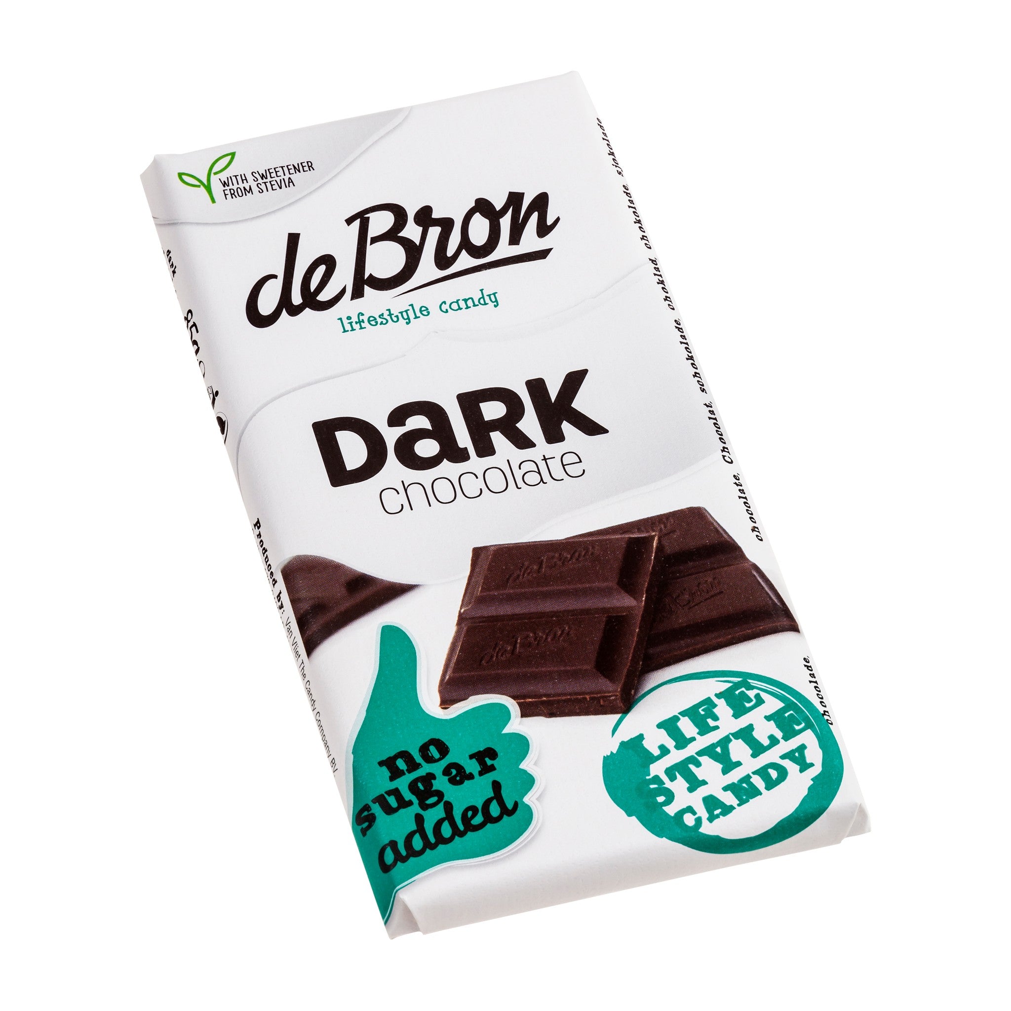 Pure chocoladereep Dark Chocolate Tablet