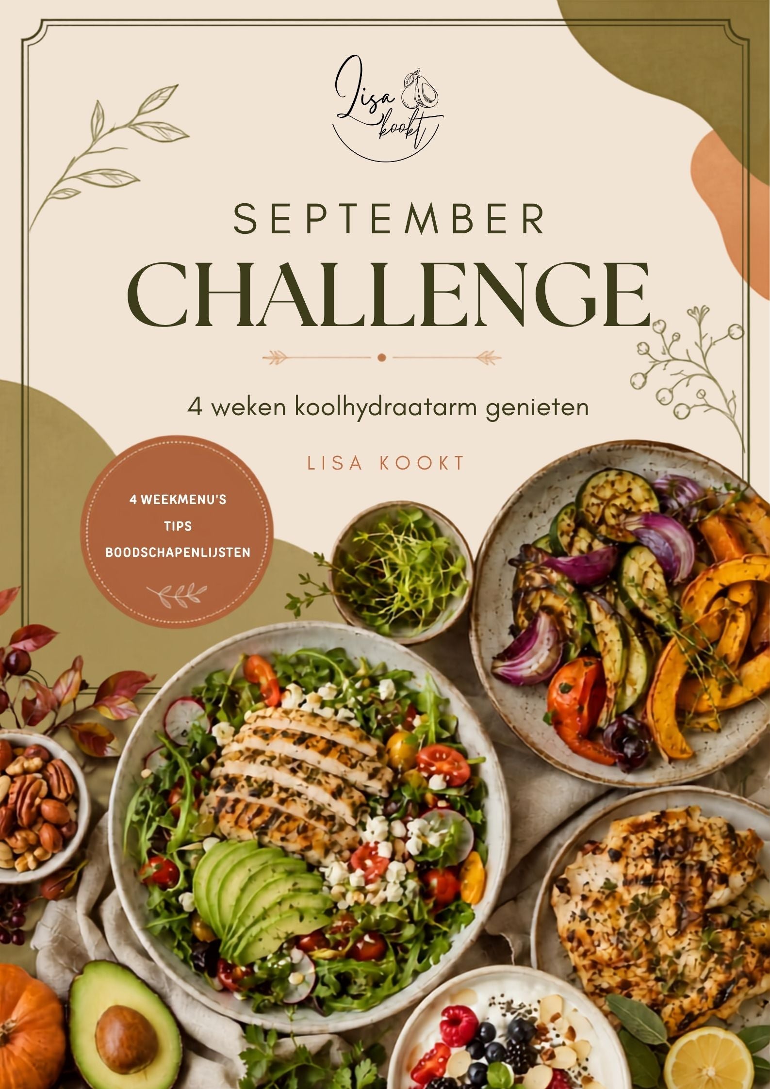 4-Weekse September Challenge 2026 van Lisa Kookt