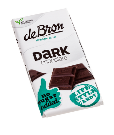 De Bron pure chocolade tablet 52% cacao 85 gram