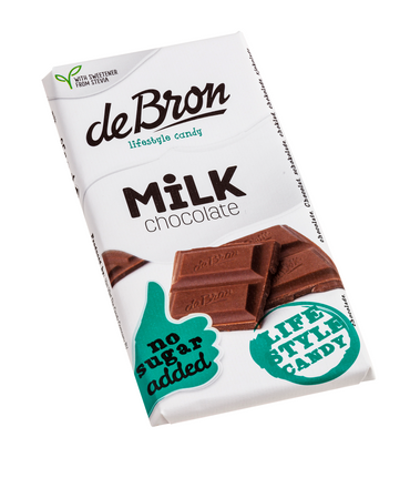 De Bron melkchocolade tablet 85 gram