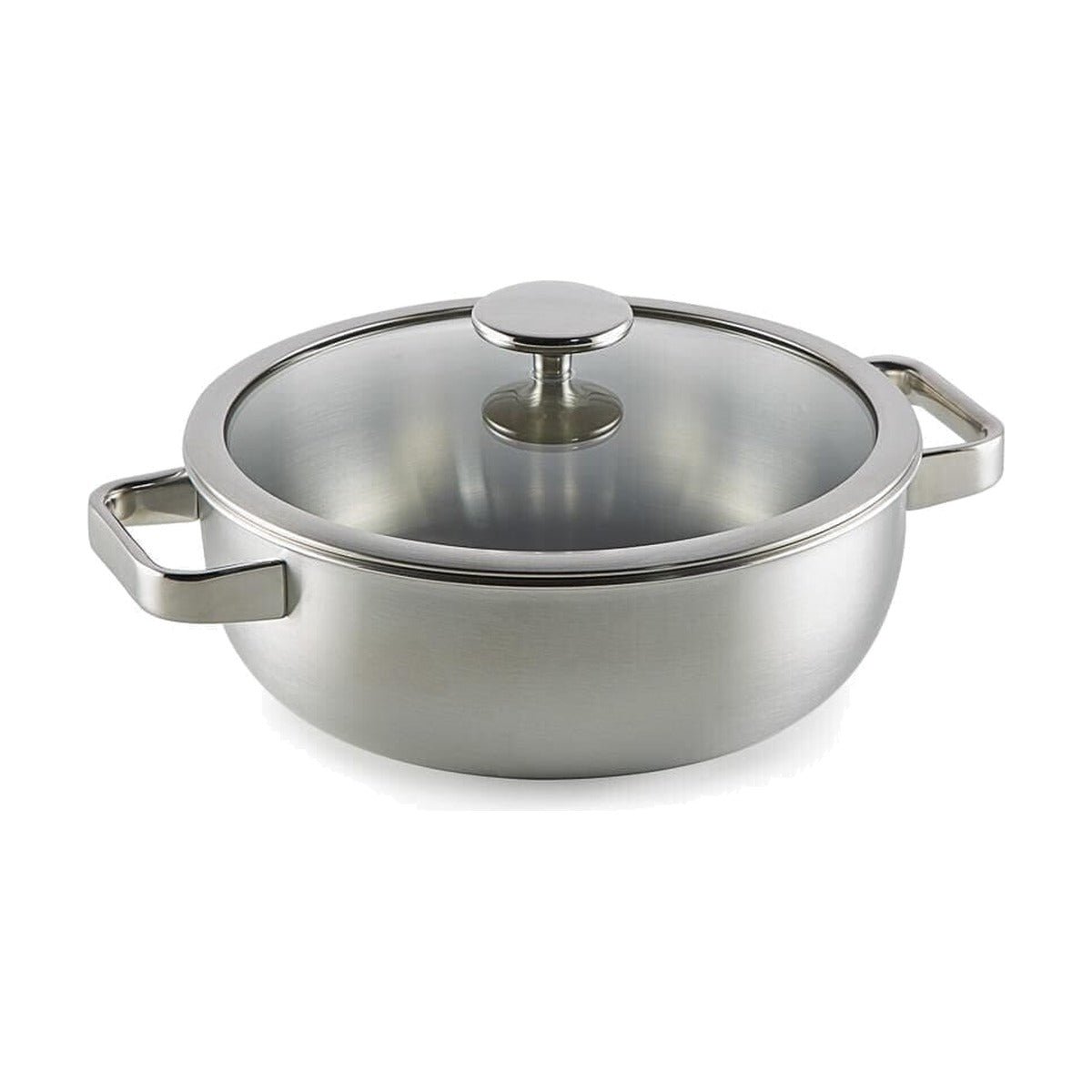 Sudderpan 26 cm met glasdeksel
