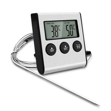 Digitale kernthermometer met sonde voor perfect gegaard vlees