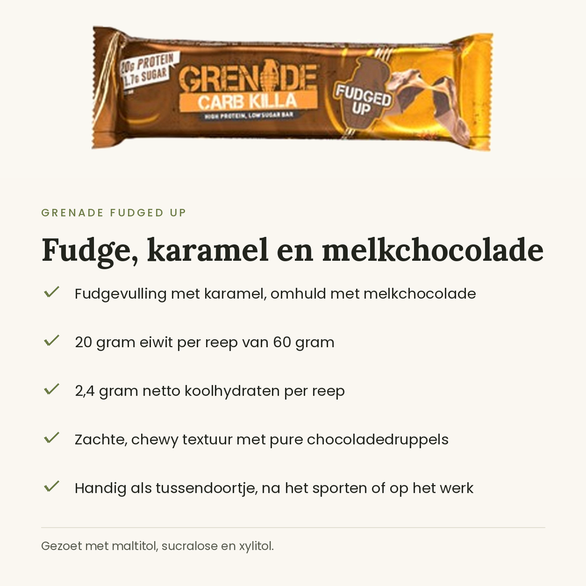 Grenade Fudged Up voordelen