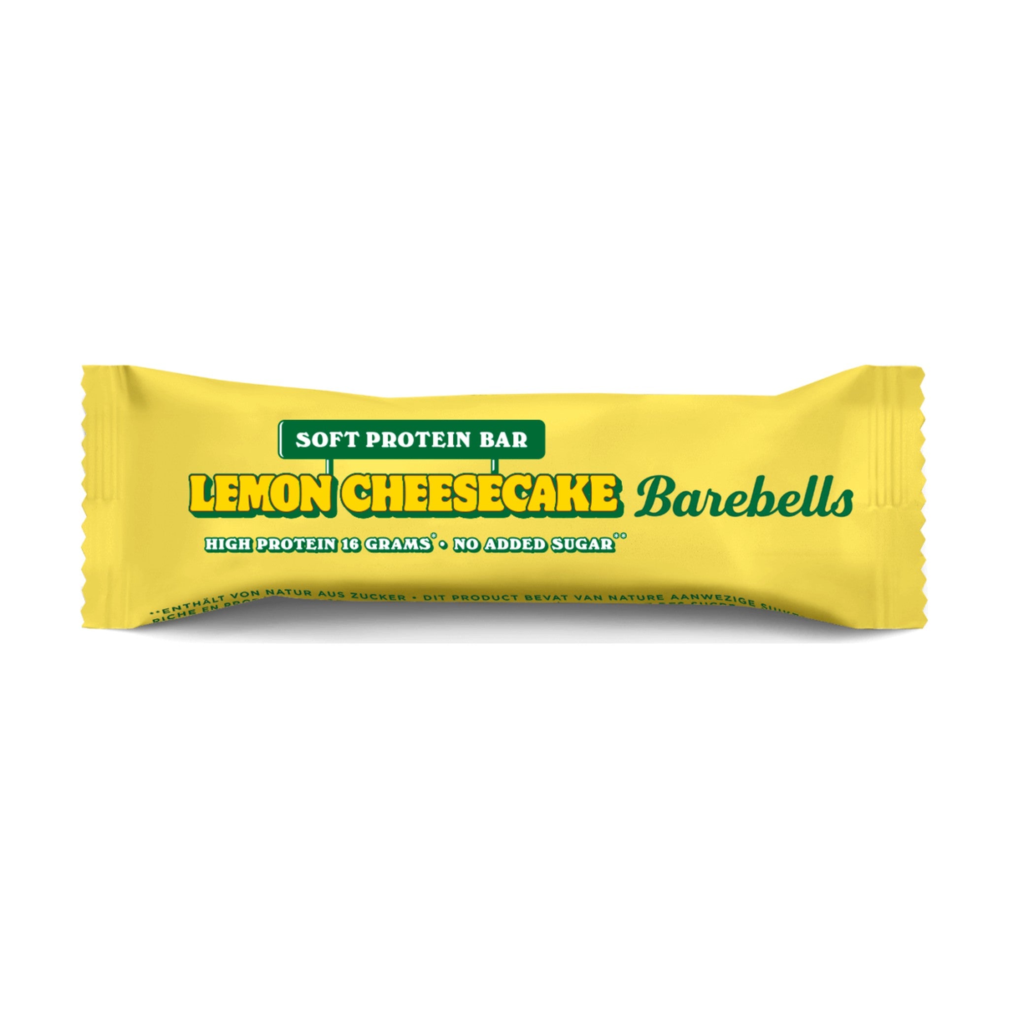 Barebells eiwitreep Lemon Cheesecake, 55 gram, 16 gram eiwit per reep