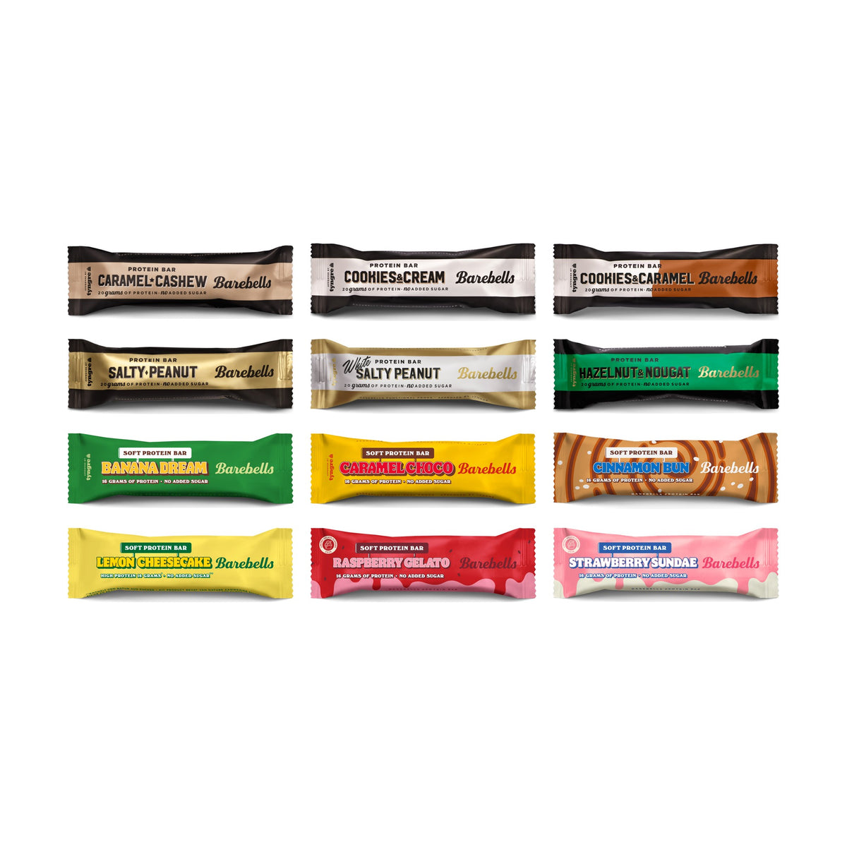 Barebells Mix Box 12 smaken, 12 Barebells eiwitrepen van 55 gram