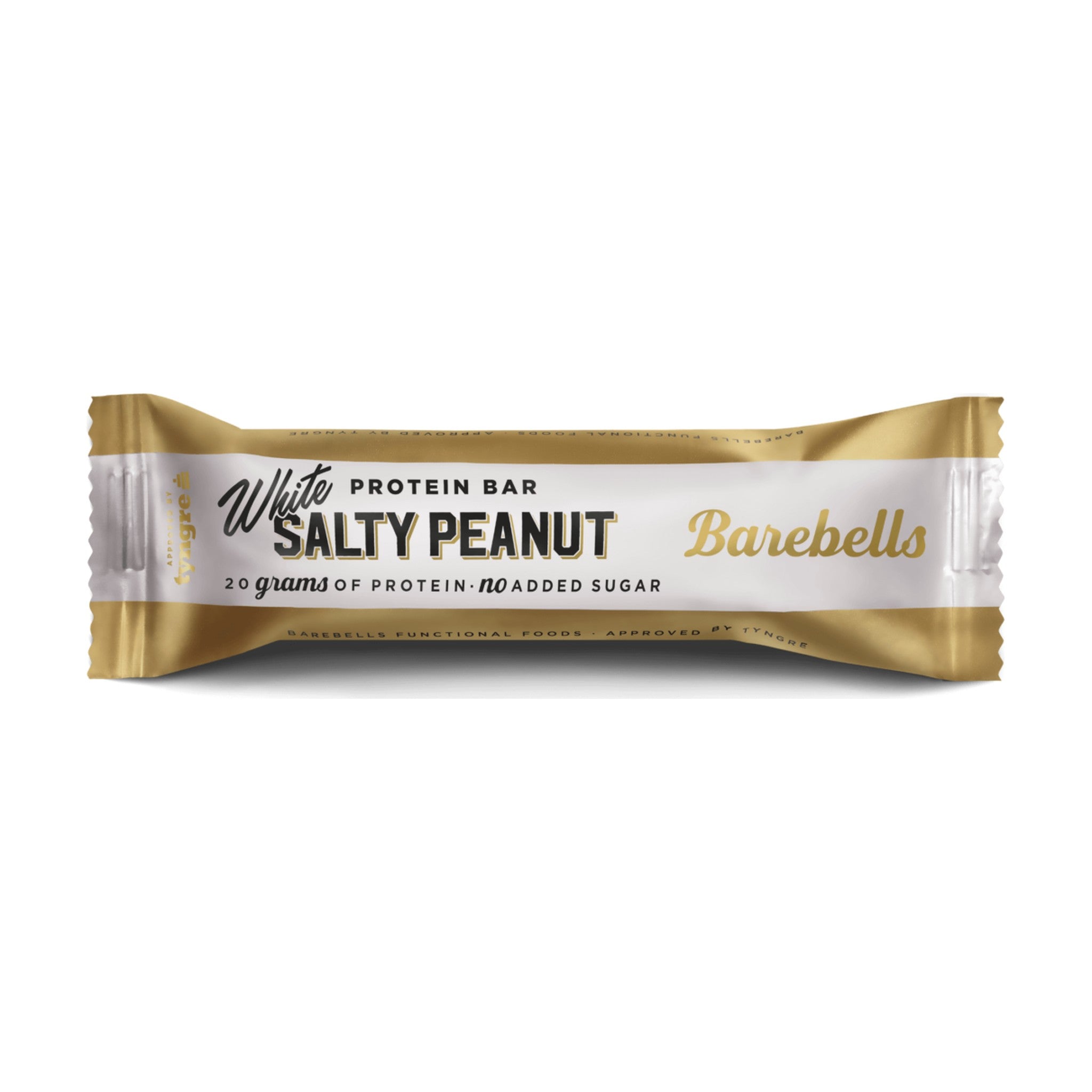 Barebells eiwitreep White Salty Peanut, 55 gram, 20 gram eiwit per reep