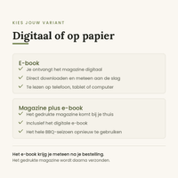 Zomer en BBQ magazine als e-book of als magazine plus e-book