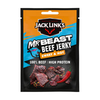 Jack Link's Beef Jerky Sweet & Hot, zakje van 60 gram, 100% beef en high protein