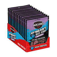 Doos met 12 zakjes Jack Link's Beef Jerky Teriyaki