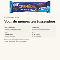 Grenade Oreo Melk wanneer