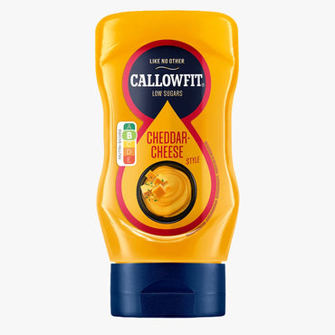 Lisa Kookt Callowfit cheddar cheese style saus knijpfles 300 ml