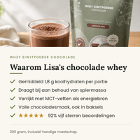 Waarom Lisa's chocolade whey: voordelen op een rij