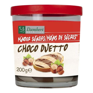 Pot chocolade pasta duetto met minder suiker van Lisa Kookt
