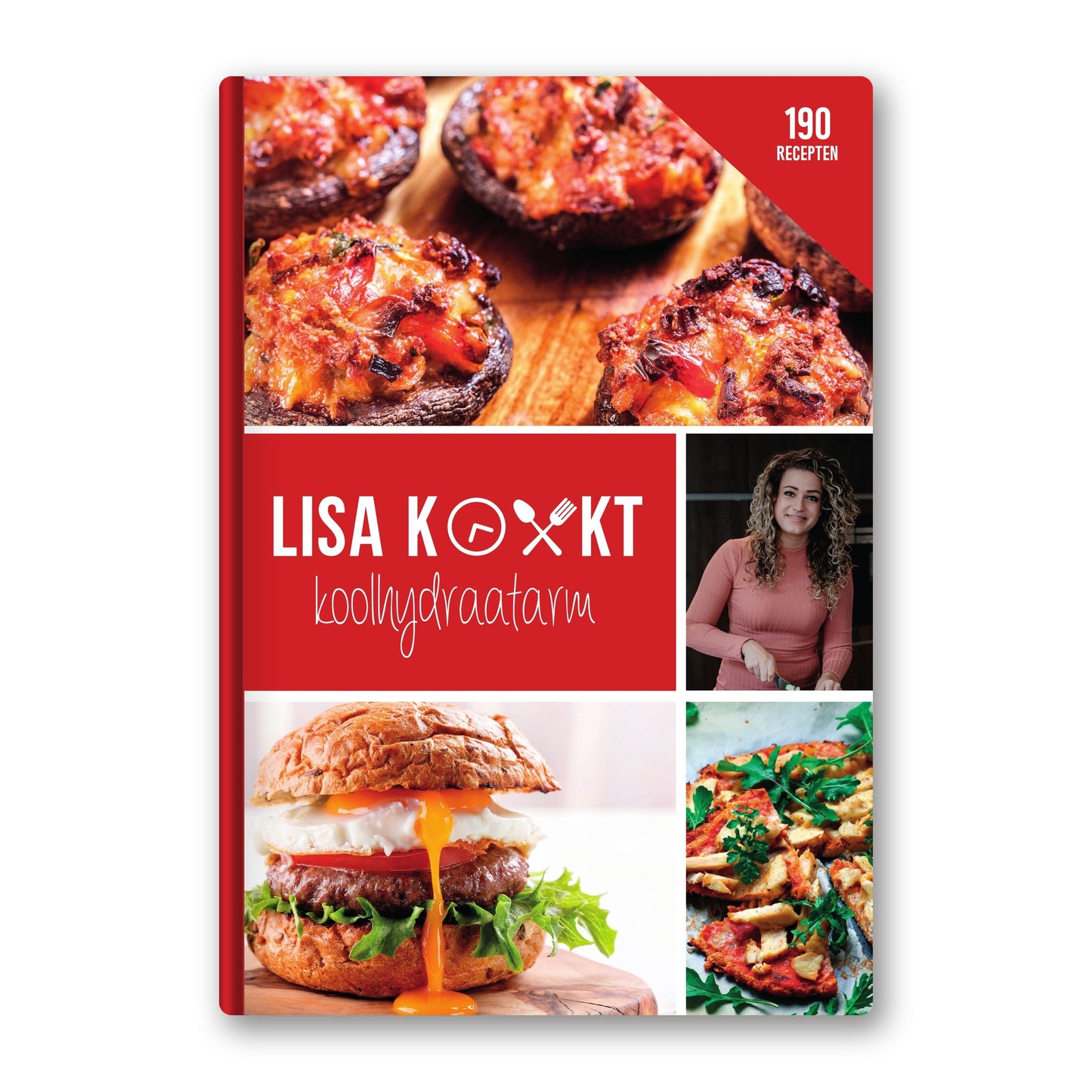 Lisa Kookt Koolhydraatarm kookboek voorkant