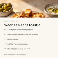 Crostini toastjes voordelen