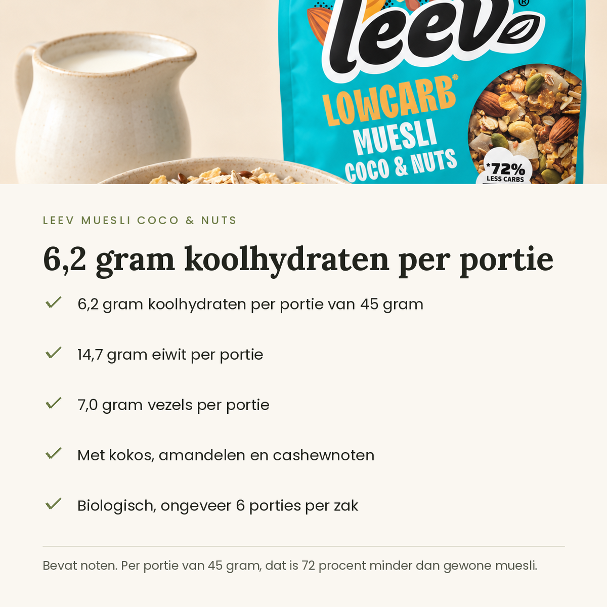 Leev muesli kenmerken