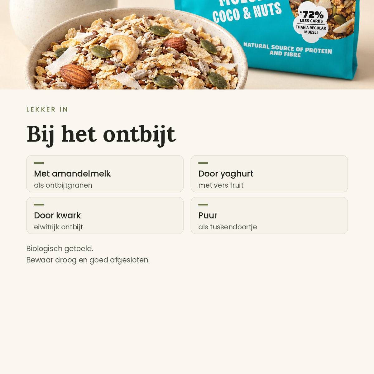 Leev muesli toepassingen