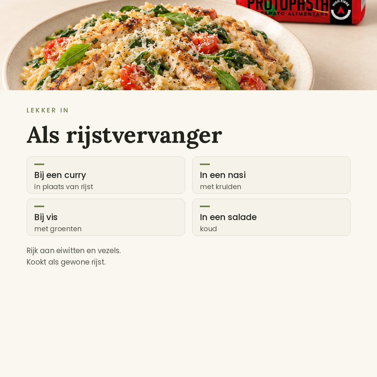 Risoni toepassingen