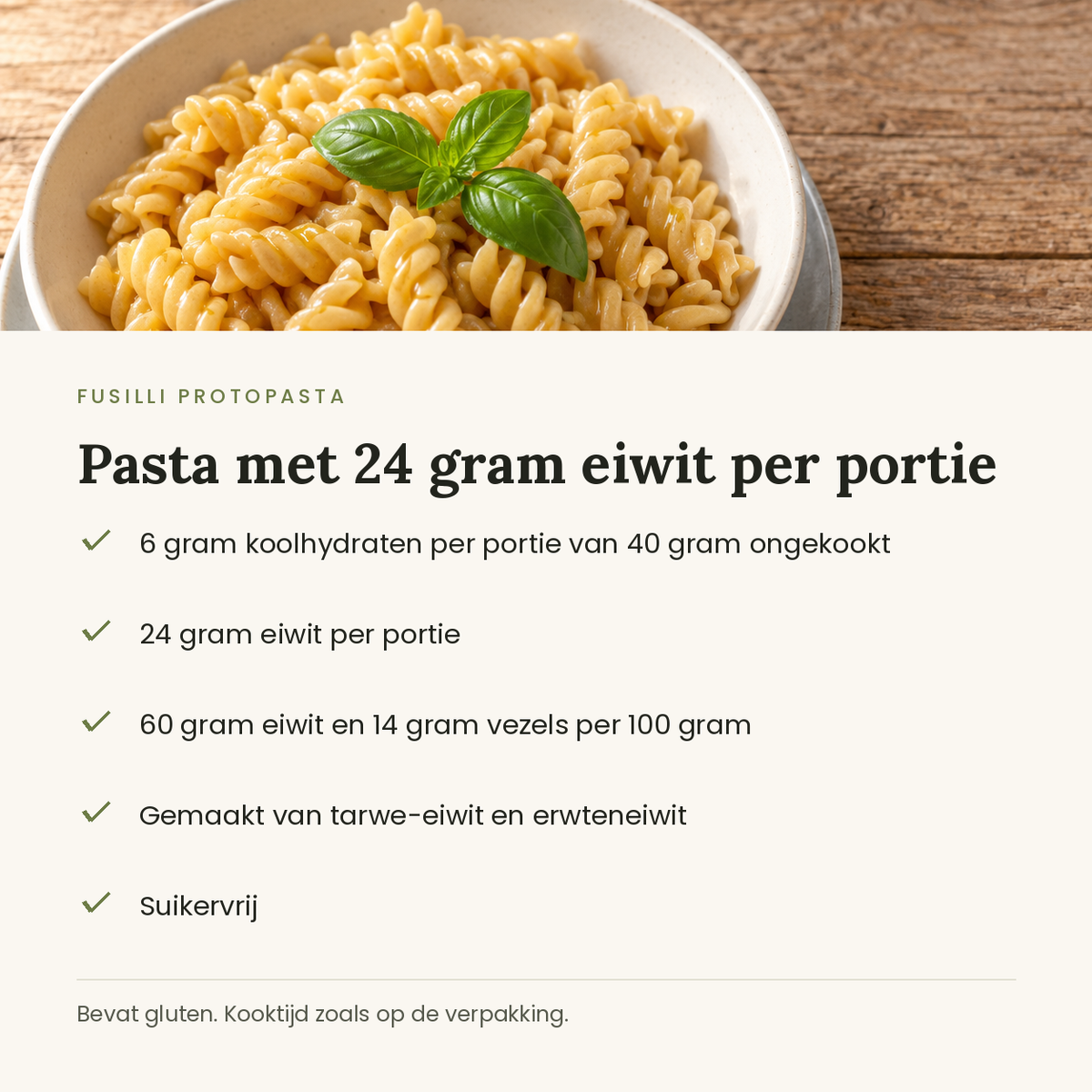 Fusilli Protopasta voordelen