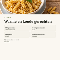 Fusilli Protopasta toepassingen