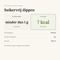 Knoflooksaus voedingswaarde