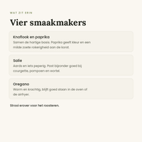 Wat zit er in de groentefriet kruidenmix