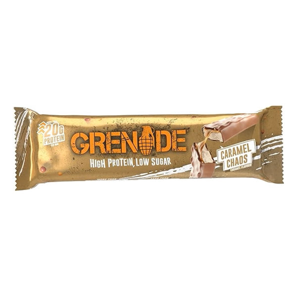 Grenade eiwitreep Caramel Chaos