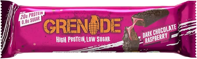 Grenade eiwitreep Dark Choco Raspberry