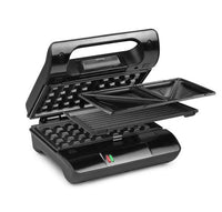 Multifunctionele 4-in-1 grill met verwisselbare platen in RVS