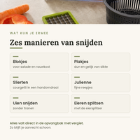 Toepassingen van de groentesnijder