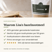 Voordelen hazelnootmeel Lisa Kookt