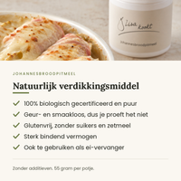 Johannesbroodpitmeel: natuurlijk verdikkingsmiddel, biologisch en geurloos