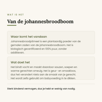 Wat is johannesbroodpitmeel en waar komt het vandaan