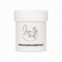 Johannesbroodpitmeel van Lisa Kookt, 55 gram