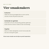 Wat zit er in de kip kruidenmix