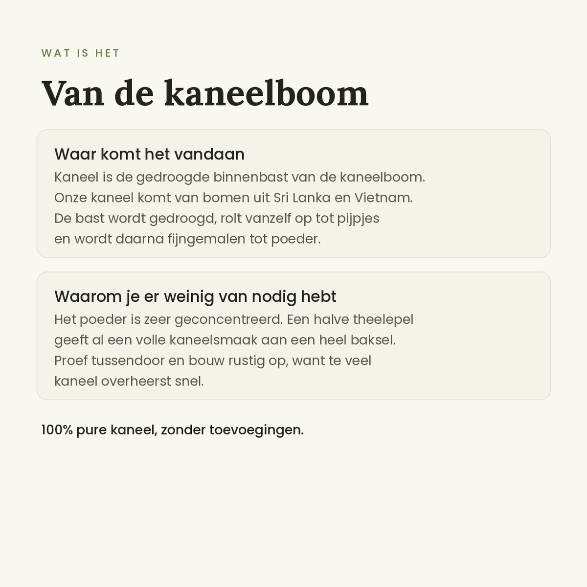 Wat is kaneelpoeder en waar komt het vandaan